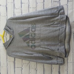 Adidas Gray Hoodie Girls Size Large 14